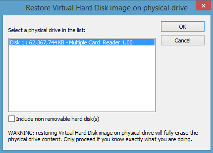 Select Disk